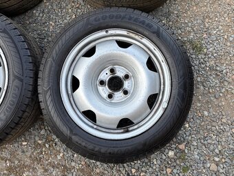 Alu orig sada VW T5 5x120 7J ET56 215/60 C R17 zátěžové pneu - 7
