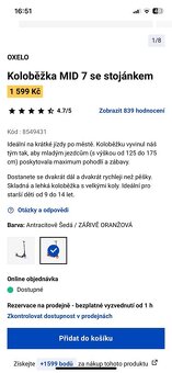Koloběžka Oxelo MID 7 se stojánkem - 7