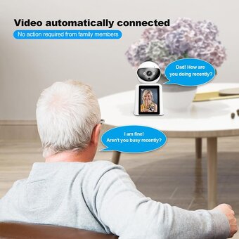 Chytrá WiFi monitorovací kamera s displejem SriHome - 7