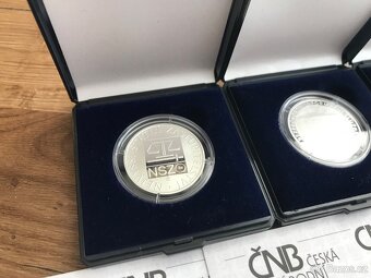 Pamětní stříbrné mince 100,- ČNB Instituce České republiky - 7