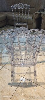 Prodám nové průhledné židle - 7