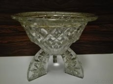 SKLENĚNÁ MÍSA NA NOŽIČKÁCH - 7