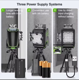 Křížový Laser Huepar 3x360° - 7