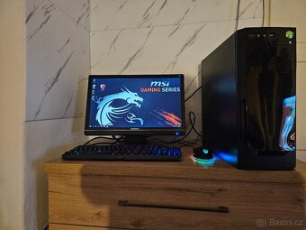 Herní pc i3-4170 8gb ddr3 ssd 120gb GT610 1gb lcd 20" GTA5 - 7