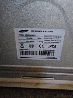 Pračka se sušičkou Samsung WD806U4SAWQ/LE - 7