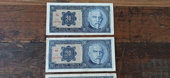 Bankovky a státovky 1919-1945, ČSR. Protektorát - 7