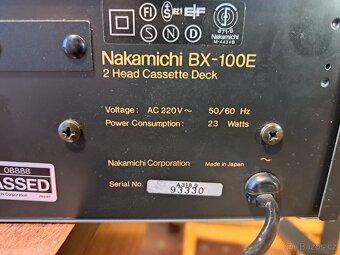 Tape deck NAKAMICHI BX-100E super zvuk - 7