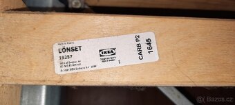 Postel IKEA Tarva 160 x 200 cm s roštem a dvěma matracemi - 7