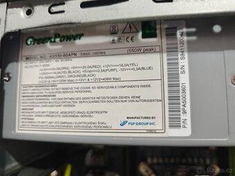 Počítač Intel Xeon E5-2620 6 jad 12 vlák 16GB DDR3 512GB SSD - 7