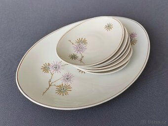 Krásný porcelánový set na sladkosti nebo ořechy Weimar - 7