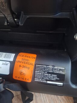 Autosedačka Joie bold R (9-36 kg) ISOfix/pás - 7