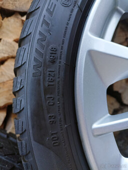 Originál alu kola Bmw 5x112 R17 styling 546,zimní 225/45/17 - 7
