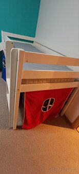 Dětská postel s tunelem a se skluzavkou - 7