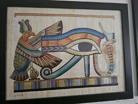 Papyrus Egypt zarámované - 7