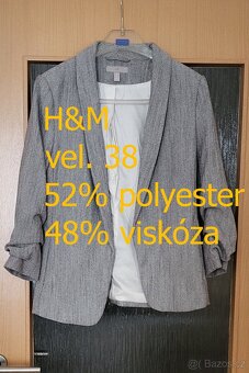 Pytel plný dámských kardiganů a sak, vel. 36-38 - 7