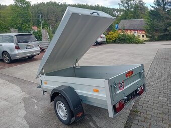 Přívěs, přívěsný vozík s alu bočnicemi a uzamykatelným víkem - 7