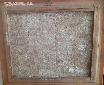 Obraz olej platno Podzimní Les akd Malíř M.Fojta. - 7