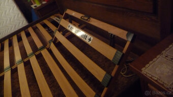 Manželská postel rustikal - 7