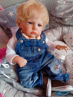 Realistická Reborn panenka chlapeček Cameron - 7