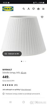 IKEA Myrhult stropní lampa - 7