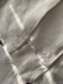 Ubrousky s monogramem z první republiky - 7