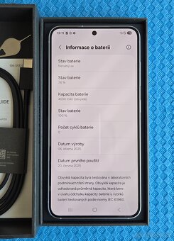 Samsung Galaxy S25 Icyblue 128GB ZÁNOVNÍ - 7