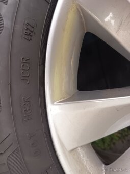 Prodám originál letní sadů kol R17" na škoda Superb - 7