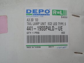 AUDI A3 , 8P 3dveř.- zadní LED DIODOVÁ světla - 7