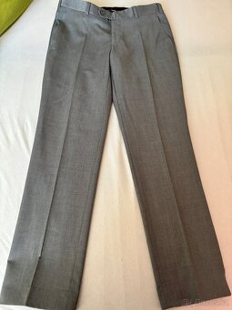 Chlapecký oblek 15let tmavě šedivý - 7