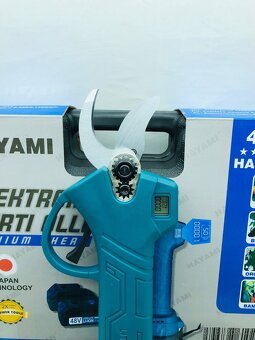 2v1 Aku nůžky + Aku pila + 4x baterie a příslušenství - 7