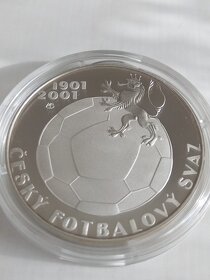 Pamětní mince 200Kč 2001 Fotbal proof - 7