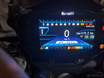 Benelli 752S, najeto 475km Zánovní motocykl. - 7