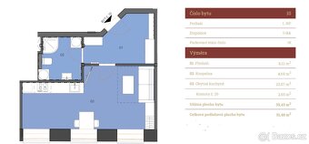 Nový byt 1+kk Rezidence Benátky, Lidická, Šumperk - 7