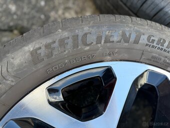 ORIGINÁLNÍ Alu Renault R17 4x100 GoodYear 205/55/17 - 7