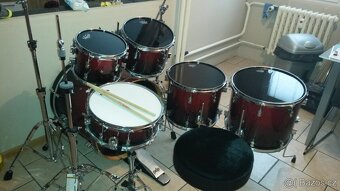 Bicí souprava pdp by DW+hardware,javorová,lakovaná jako nová - 7