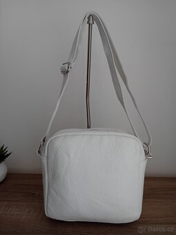 QVC dámská kabelka kožená nová - 7