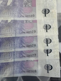 1000 Kč , krásné čísla - 7
