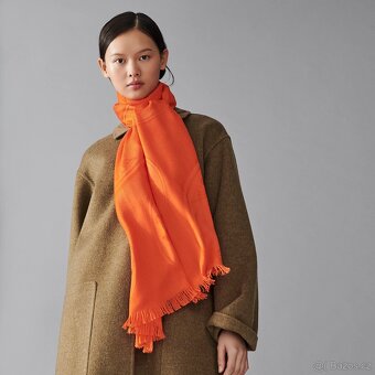Štola Hermes New Libris Orange Vif - 7