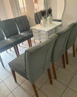 Luxusní jídelní židle 6ks - 7