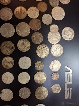 Stříbrné mince 81 ks Pražské groše, středověk,atd - 7