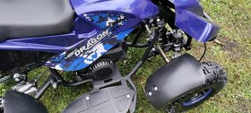 Nová modrá dětská čtyřkolka 50ccm Dragon - 7