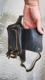 Kožená ledvinka - Chopper - 7