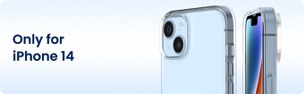 Pouzdro iPhone 14 průhledné s 2+2 tvrzenými skly PAL0100 - 7