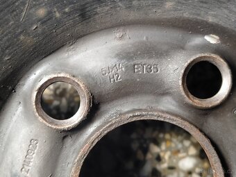 Ocelové disky 5J x 14, 5x100, ET 35 - 7