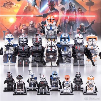 Rôzne figúrky Star Wars 5 (8ks) typ lego - nové - 7