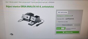 PROFI Pájecí stanice ERSA ANALOG 60 A, antistatická - 7