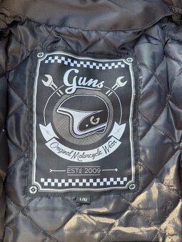 Kožená bunda na moto, GUNS, vel.L /52 - 7