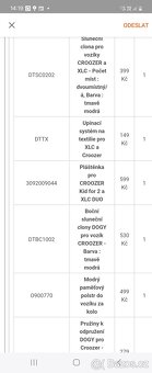 XLC DUO by CROOZER 2021. ( pro Dvě děti) Jogingovy set+ ada - 7