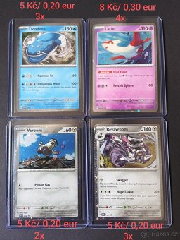 Pokémon karty 1 - 7