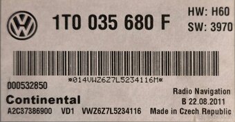 VW RNS510 1T0035680F LED aktualizované - 7